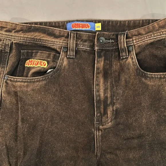 Loose fit brown washed Empyre jeans - Picture 2 of 3